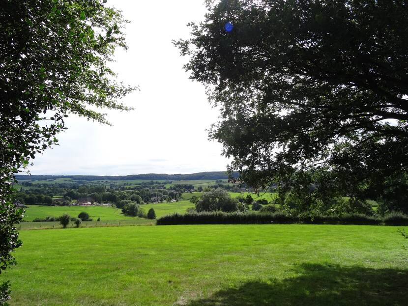 Landschap bij Epen, Limburg, waar ooit kolen zijn gewonnen